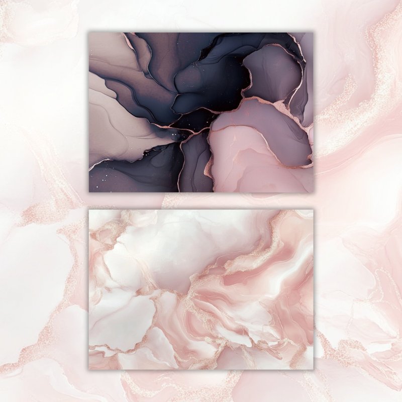 A4. Marble - 卡片/明信片 - 紙 