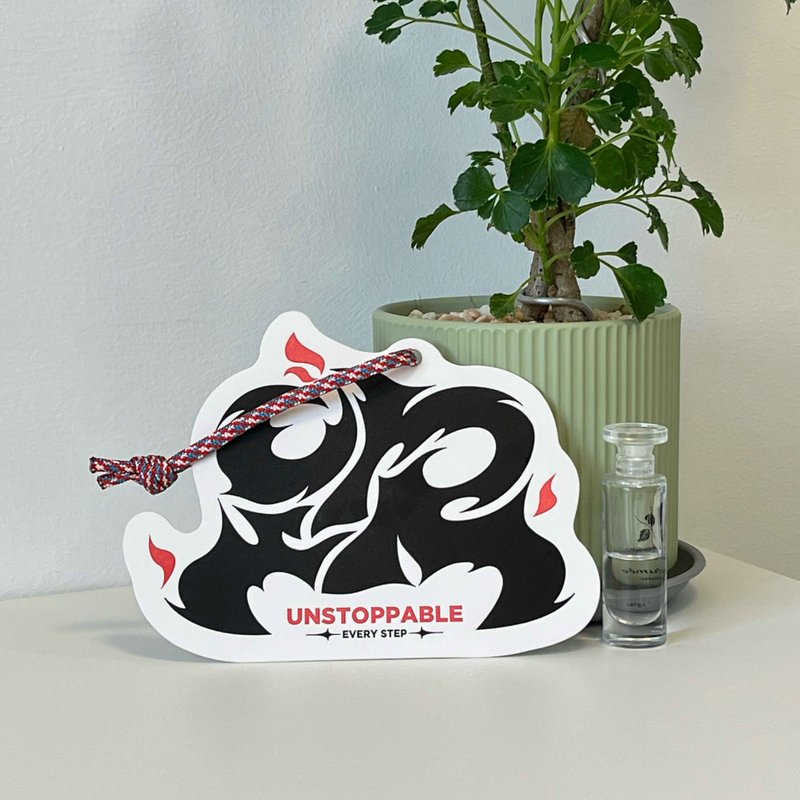 跑步日子。擴香賀卡 - 香氛/精油/擴香 - 紙 白色