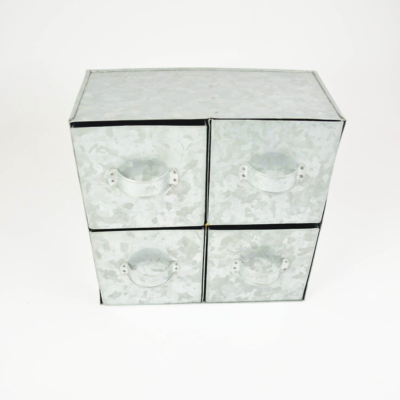 Slightly cold morning four-compartment cabinet-Fair Trade - Storage - Other Metals Silver