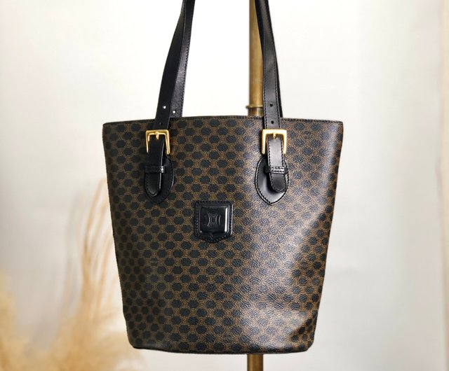 日本直送 名牌中古包 】CELINE セリーヌ マカダム トートバッグ