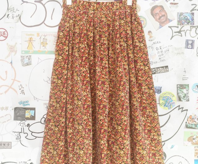 50s floral skirt hotsell