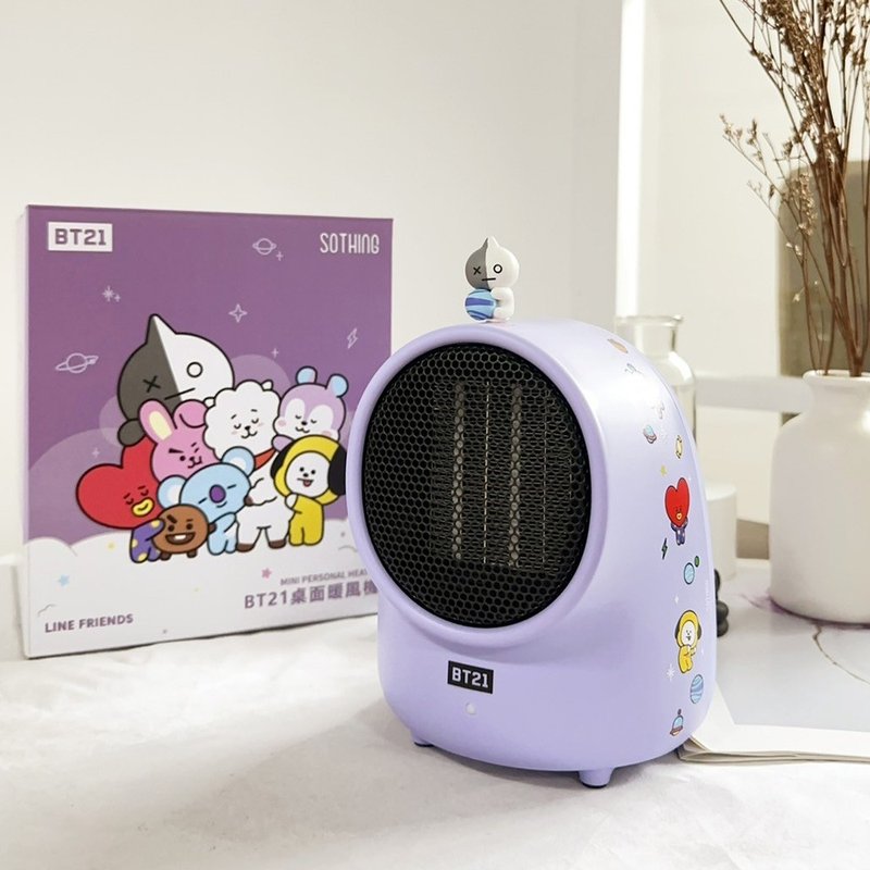 [In Stock] Xiangwu BT21 Desktop Heater | Officially Authorized | Dumping to cut off power | Quiet and comfortable - เครื่องใช้ไฟฟ้าขนาดเล็กอื่นๆ - โลหะ 