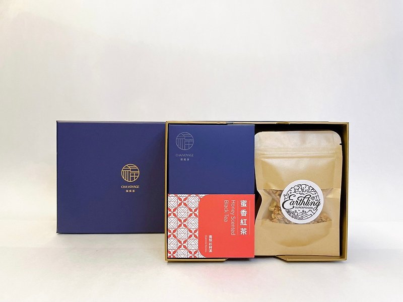 【母親節健康禮盒】堅定的愛 - 媽媽最愛茶食堅果禮盒 - 茶葉/漢方茶/水果茶 - 新鮮食材 