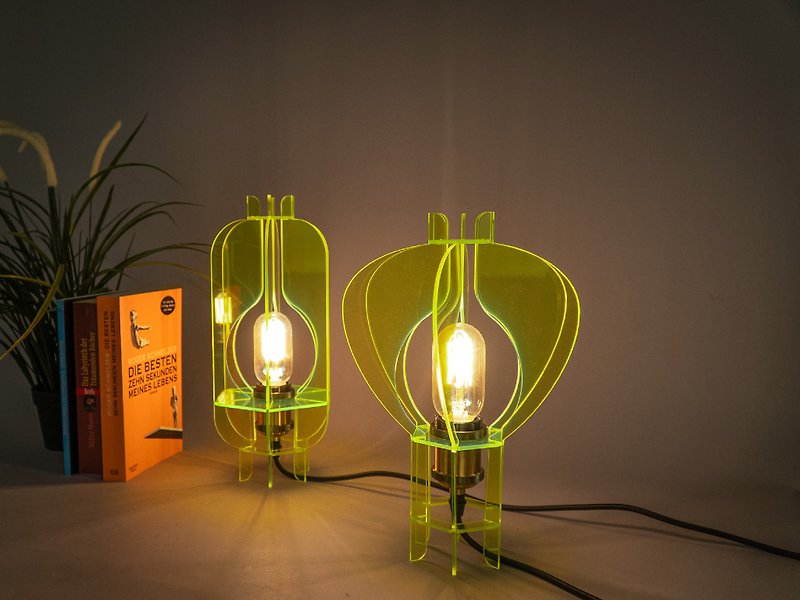 Handmade Acrylic Table Light: modern and traditional chinese inspired lamp - Lighting - Acrylic Green