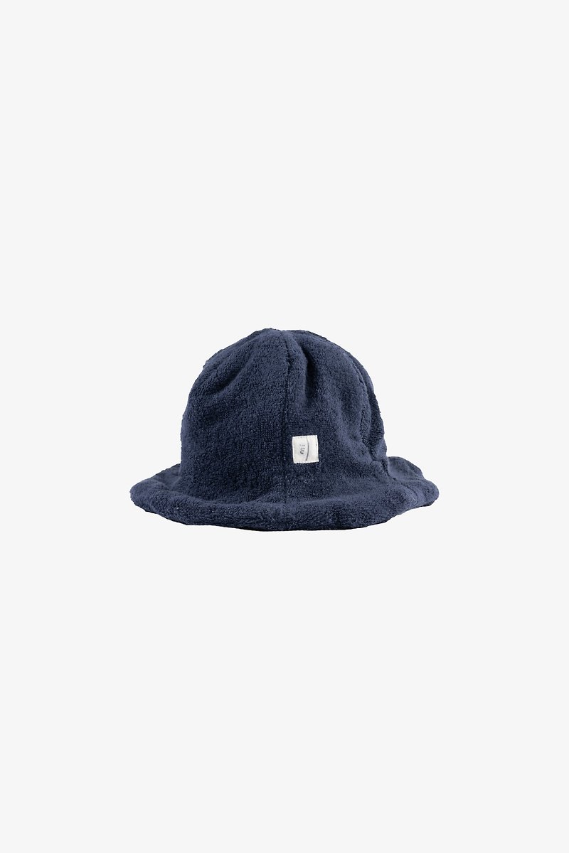 APOLLO Cotton Terry Cloth Baby Bucket Hat - หมวกเด็ก - ผ้าฝ้าย/ผ้าลินิน สีน้ำเงิน