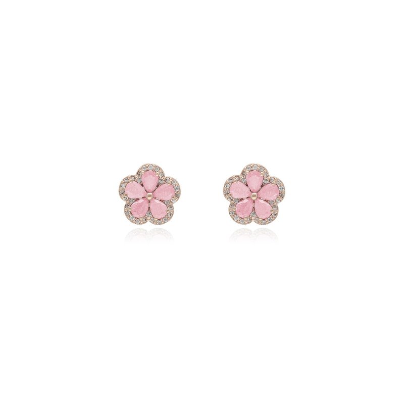 Ciliegio Earrings - 耳環/耳夾/耳骨夾 - 其他材質 紫色