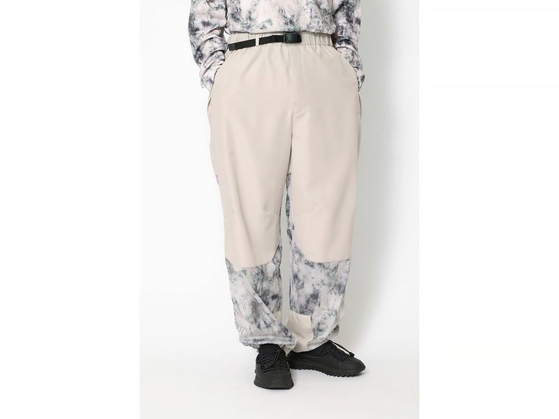 Printed insect shield trousers S/M/L beige - Women's Pants - Polyester Gray