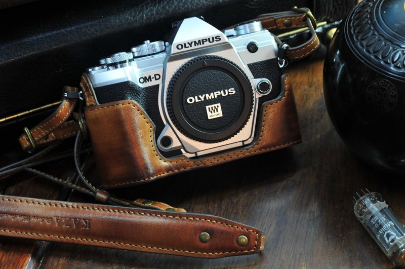 Olympus Em5 Mk3 相機皮套 em5 markiii 相機包 - 相機/拍立得/底片相機 - 真皮 