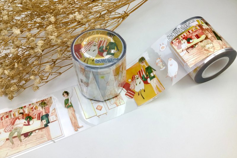 【Daydream】Glossy PET by Yangjun - Washi Tape - Plastic Orange