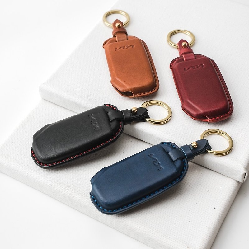 KIA Picanto EV6 Sportage Stonic stinger key cover key bag - ที่ห้อยกุญแจ - หนังแท้ 