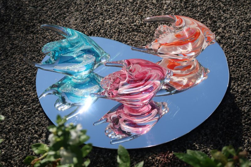 神仙魚 | 玻璃熾造 工坊手作 - 擺飾/家飾品 - 玻璃 多色