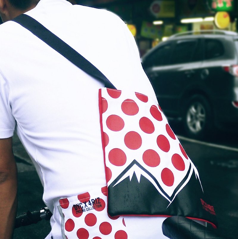 DYC X 4RIZ Climber Red Dot supply bags - Messenger Bags & Sling Bags - Other Materials Red