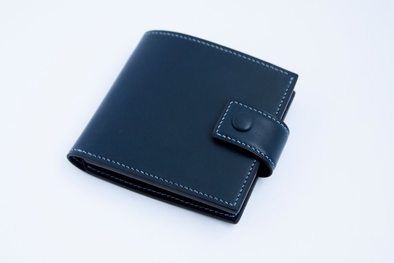 極簡薄型短夾 Simply Slim Folding Wallet - 長短皮夾/錢包 - 真皮 