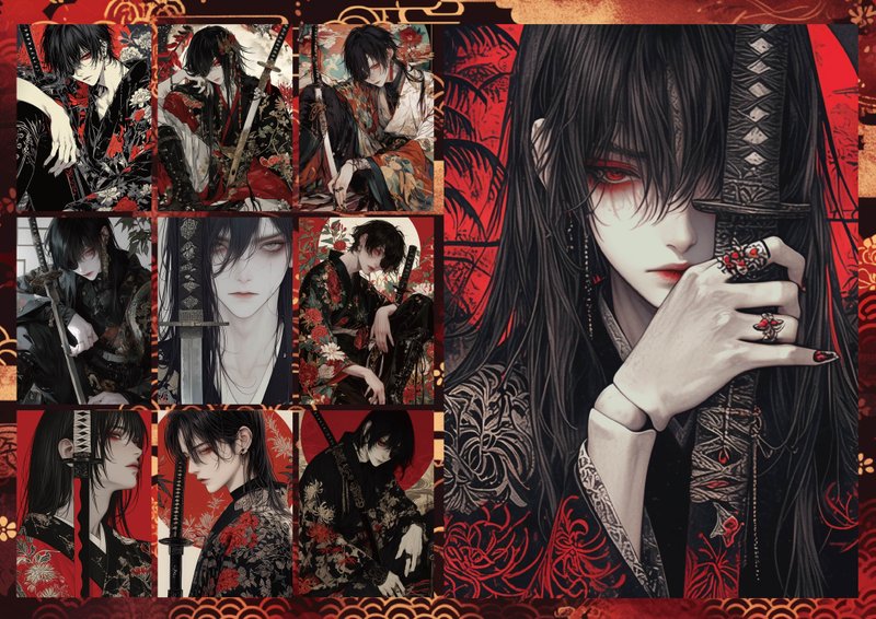 COOL MEN JAPANESE A6 設計紙 - 筆記本/手帳 - 紙 