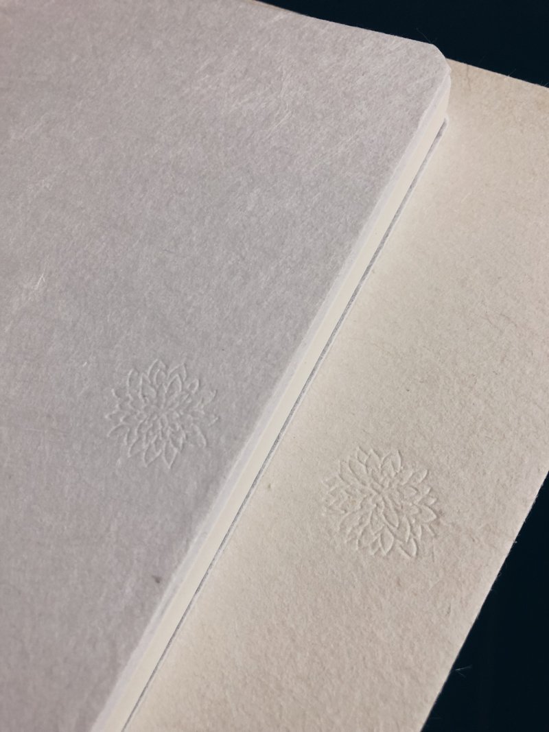 Baiwuyu B5 Japanese paper notebook handcarved chrysanthemum crow Shop hyakumono Notebooks