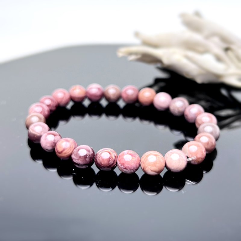 Bittersweet. Vegetarian bracelets, carefully savor the passage of time, heal and stabilize emotions l Alxa agate chocolate color l - สร้อยข้อมือ - คริสตัล หลากหลายสี