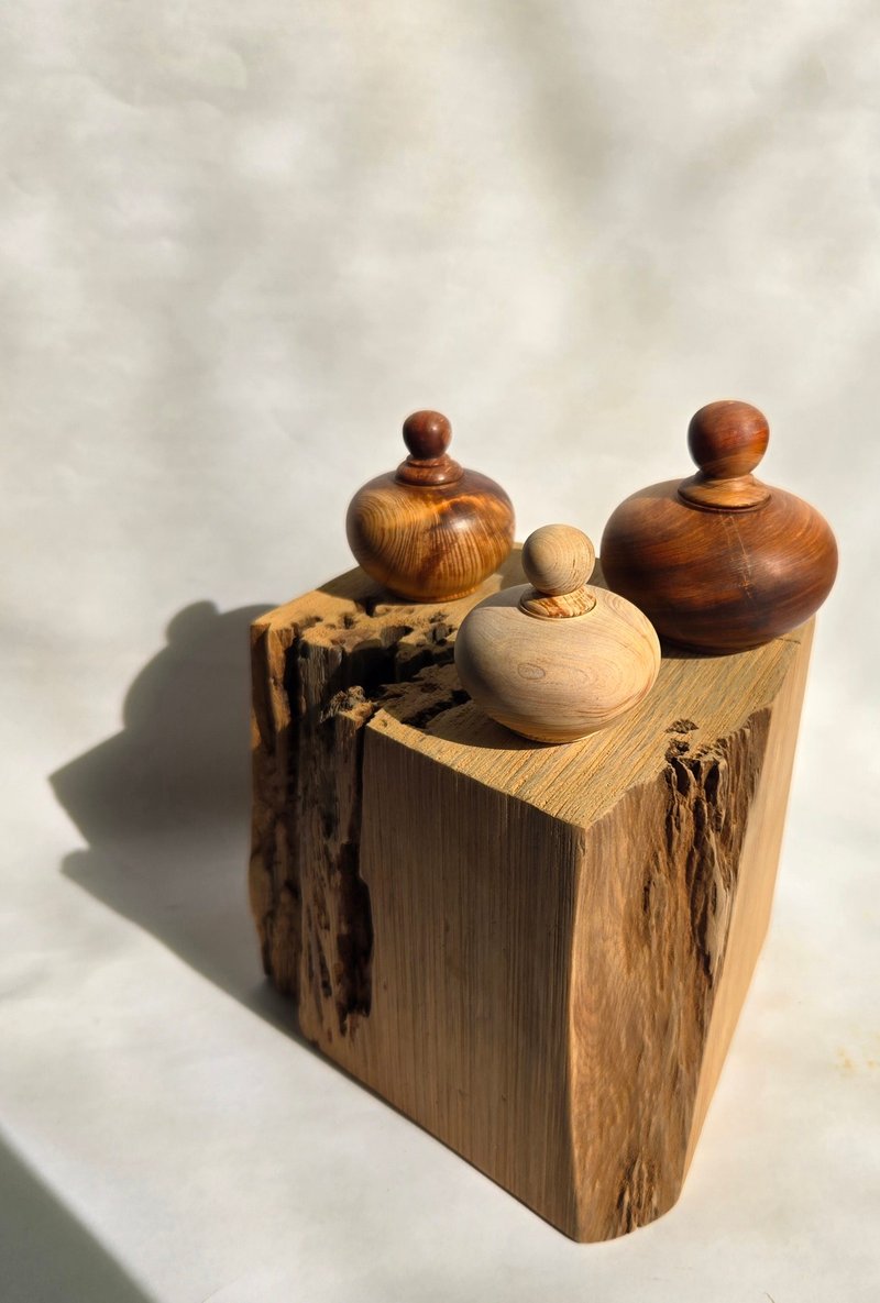 【Cypress Treasure Bowl】Taiwan Cypress, for good luck, home and office ornaments, - Items for Display - Wood 