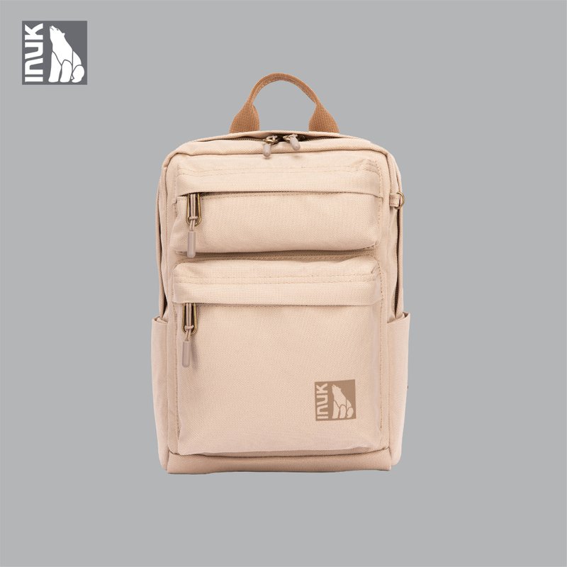 Eco-friendly palette series | Eco Primary Venus A4_RP Caramel Milk Tea - Backpacks - Eco-Friendly Materials Khaki