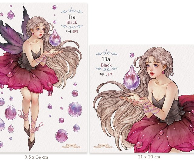 hwara様 ♡ ステッカー8枚 Tia Tia - ショップ hwara ステッカー・シール - Pinkoi