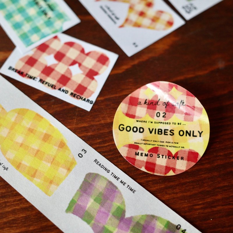 [Such Goods] Happy Freestyle | Message Stickers and Tapes | Good vibes only - มาสกิ้งเทป - กระดาษ หลากหลายสี