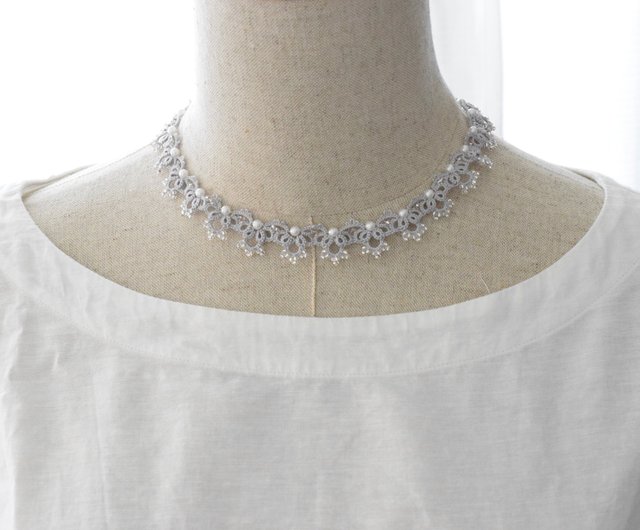 タティングレース オーダー チョーカー ネックレッス - ショップ filo