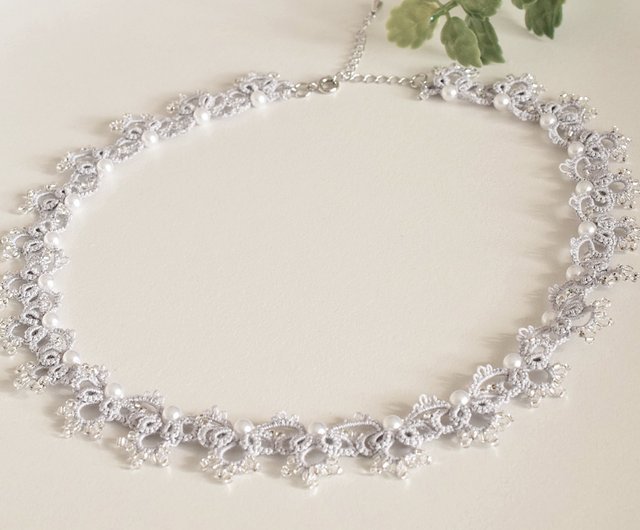 Tatting Lace オーダーチョーカーネックレス Www Gigascope Net