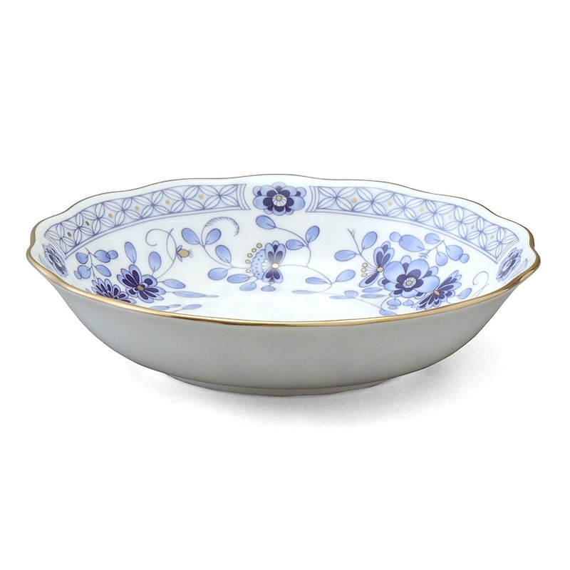 【NARUMI】Milano classic Milan bone china shallow fruit plate (14cm) - Plates & Trays - Pottery Multicolor