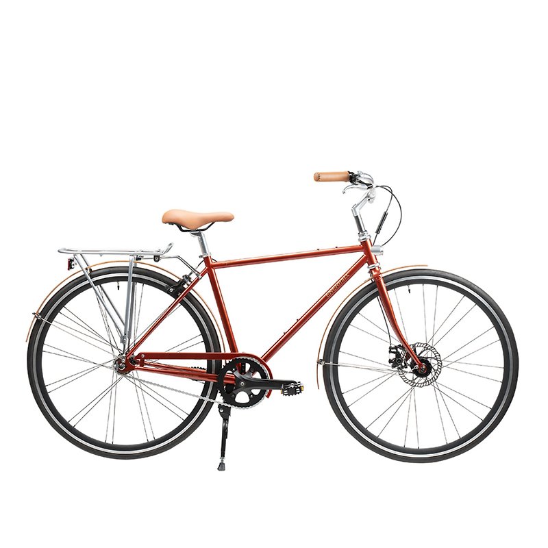 EnGociti Classic Steel Tube City Car - Gentleman's Car - Bikes & Accessories - Other Metals Red