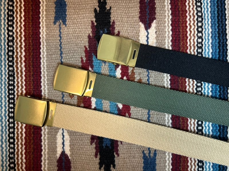 WWII Canvas Belt - 皮帶/腰帶 - 棉．麻 