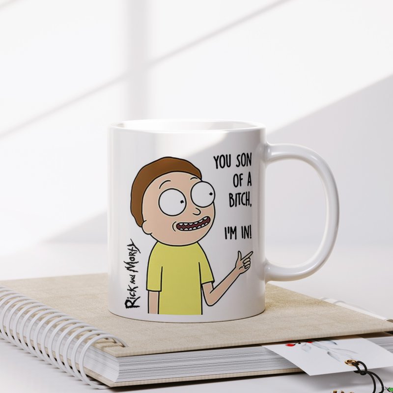 【瑞克和莫蒂】Son Of a Bitch 馬克杯/Rick and Morty - 咖啡杯/馬克杯 - 陶 多色