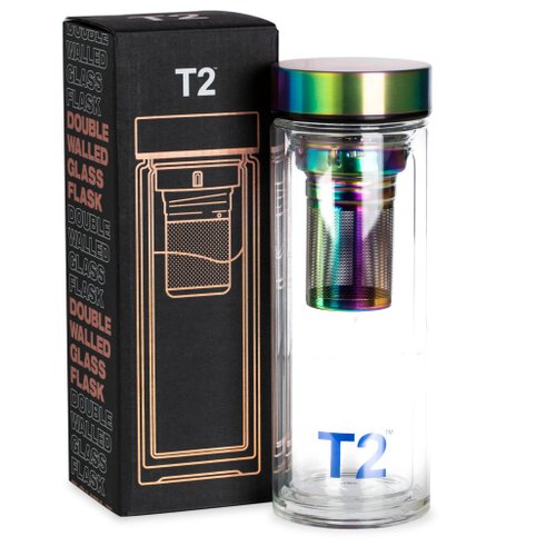 T2ダブルウォールガラスびん（レインボー） - ショップ T2ティー
