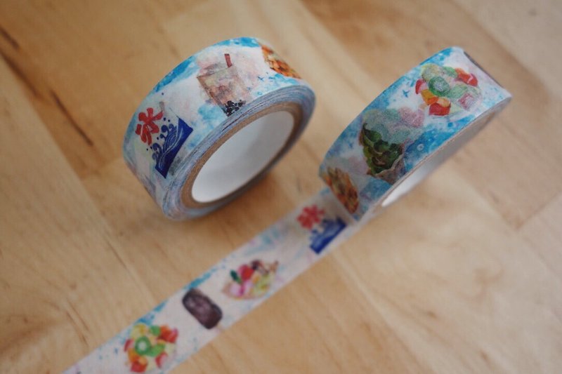 Paper Tape-Summer Ice Cream / Horiyoshi WorkShop - มาสกิ้งเทป - กระดาษ หลากหลายสี
