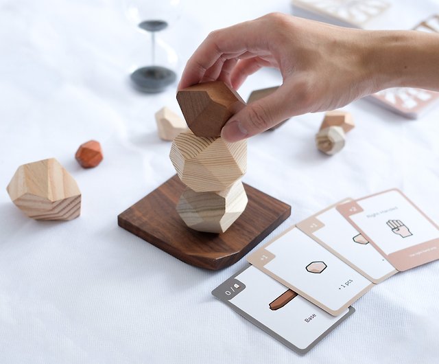 Moku Tower 木製ボードゲーム | アートワーク | おもちゃの 