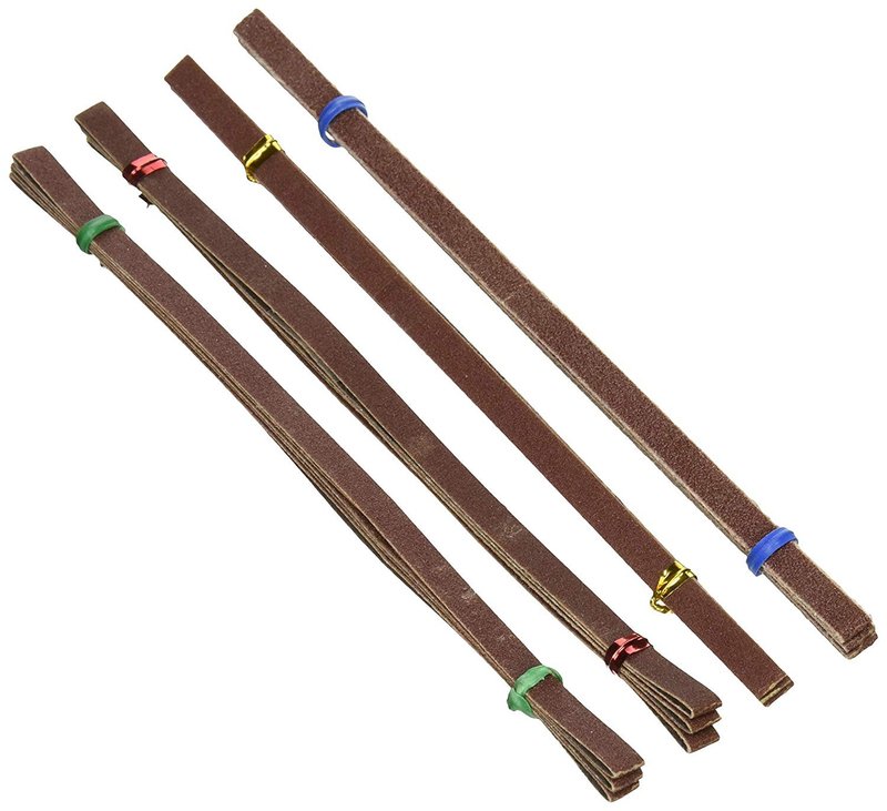 POWERTEC 4件組細部砂帶組合 粒度 80/180/320/400手工木作 - 其他 - 其他材質 