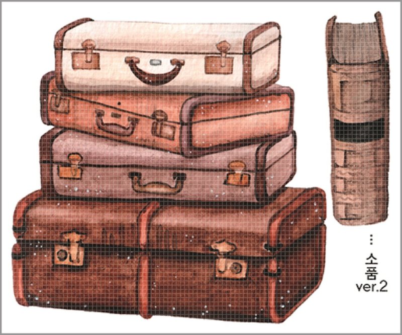 Props 10types (blackraccoon) Vintage collage design paper sticker - 貼紙 - 紙 多色