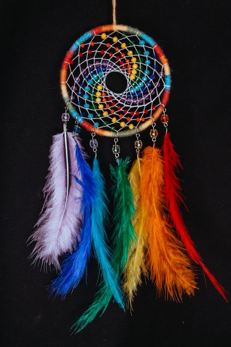純手工捕夢網 Handmade Dreamcatcher－【彩色漩渦】 - 擺飾/家飾品 - 其他材質 多色