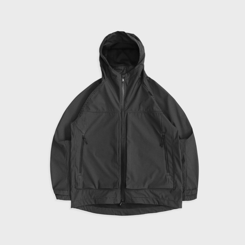 DYCTEAM - Buckle hooded jacket - 男夾克/外套 - 其他材質 黑色