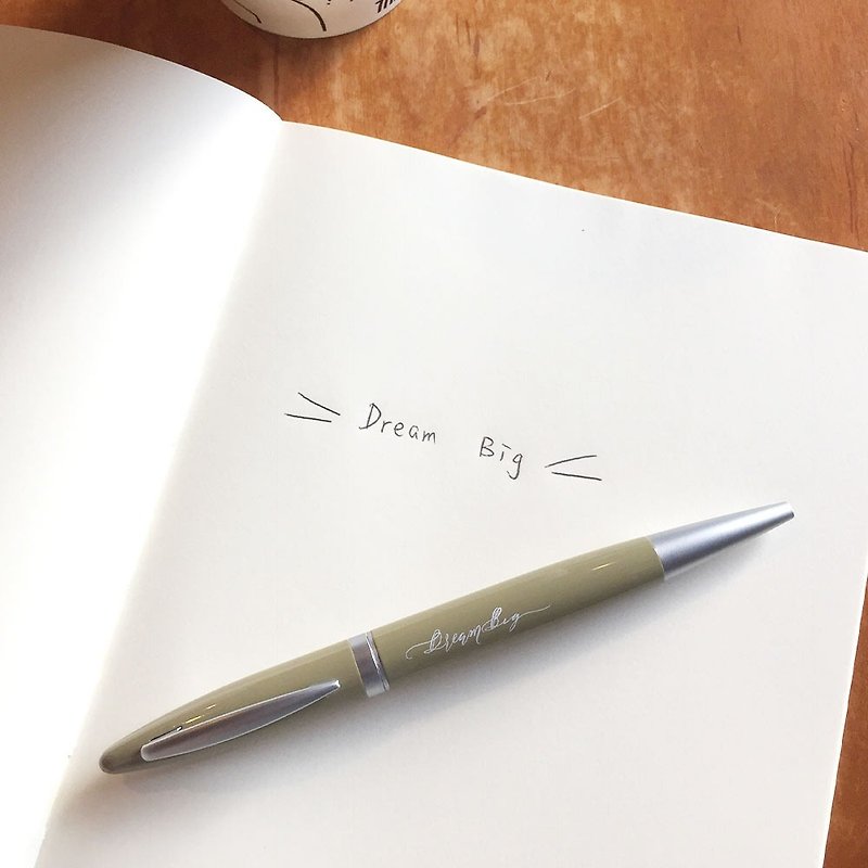 ARTEX life happy ballpoint pen-DreamBig - ปากกา - ทองแดงทองเหลือง สีกากี