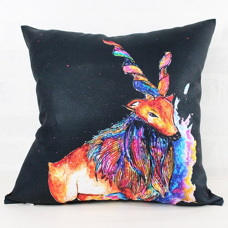 Deer-Throw Pillows Home Furnishing Decoration Gift - หมอน - เส้นใยสังเคราะห์ หลากหลายสี