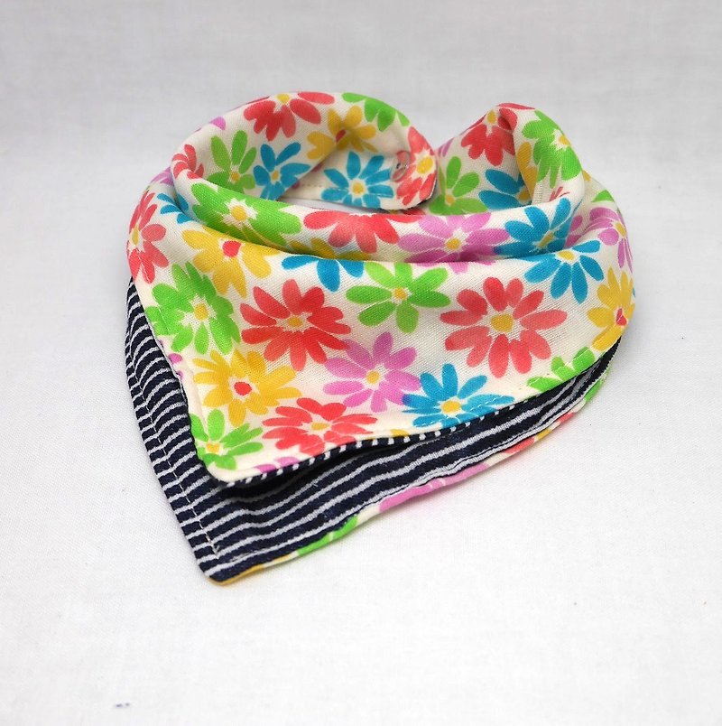 Japanese Handmade 6-layer-gauze Baby Bib - ผ้ากันเปื้อน - ผ้าฝ้าย/ผ้าลินิน หลากหลายสี