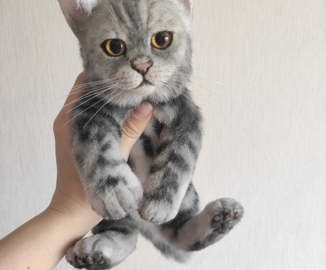 Realistic cat clearance doll