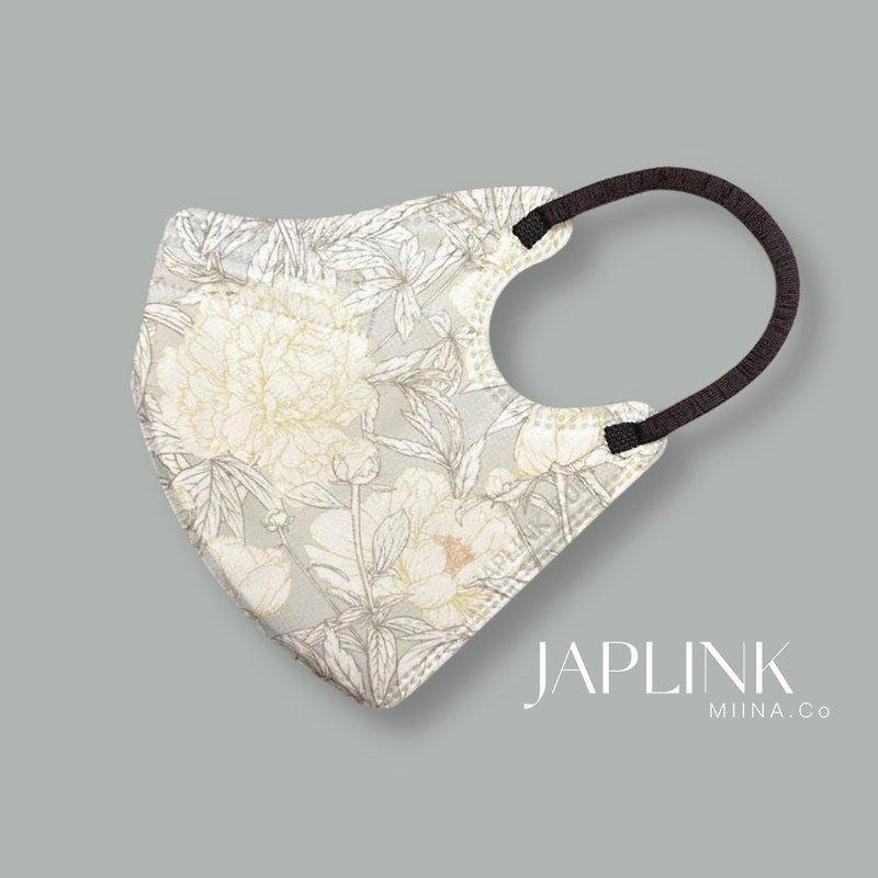 【標準】JAPLINK HEPA 高科技水駐極 立體醫療口罩- 煙雨花仙 - 口罩/口罩收納套 - 聚酯纖維 透明