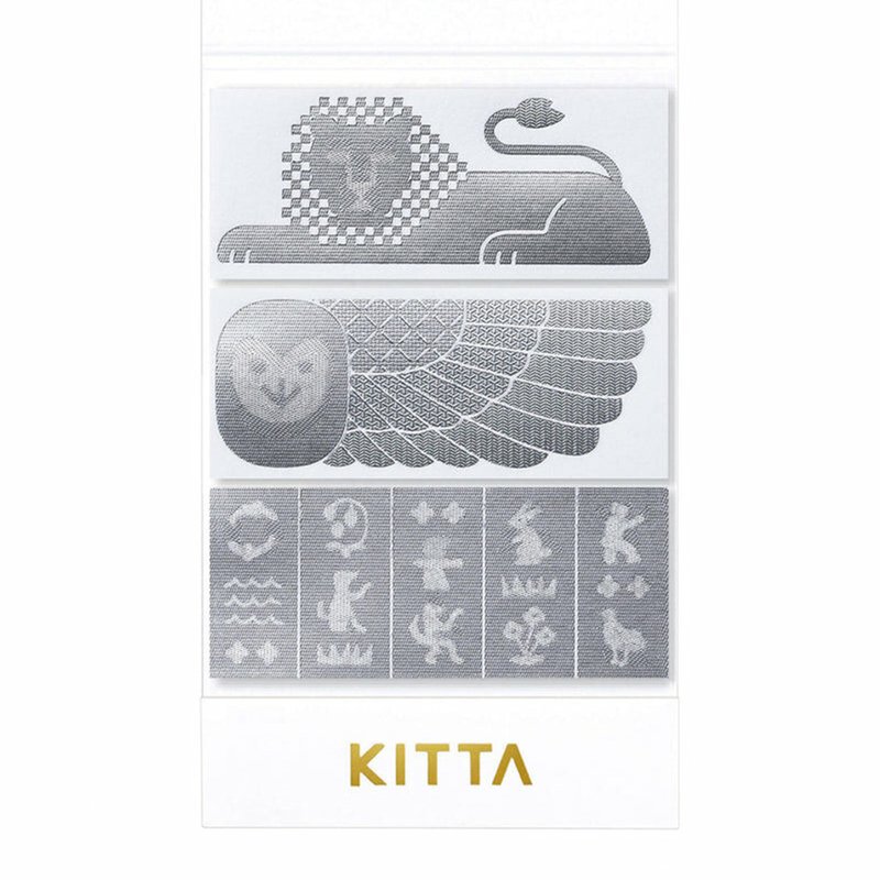 【KING JIM】KITTA carry-on washi tape special silver foil mural - มาสกิ้งเทป - กระดาษ สีเงิน