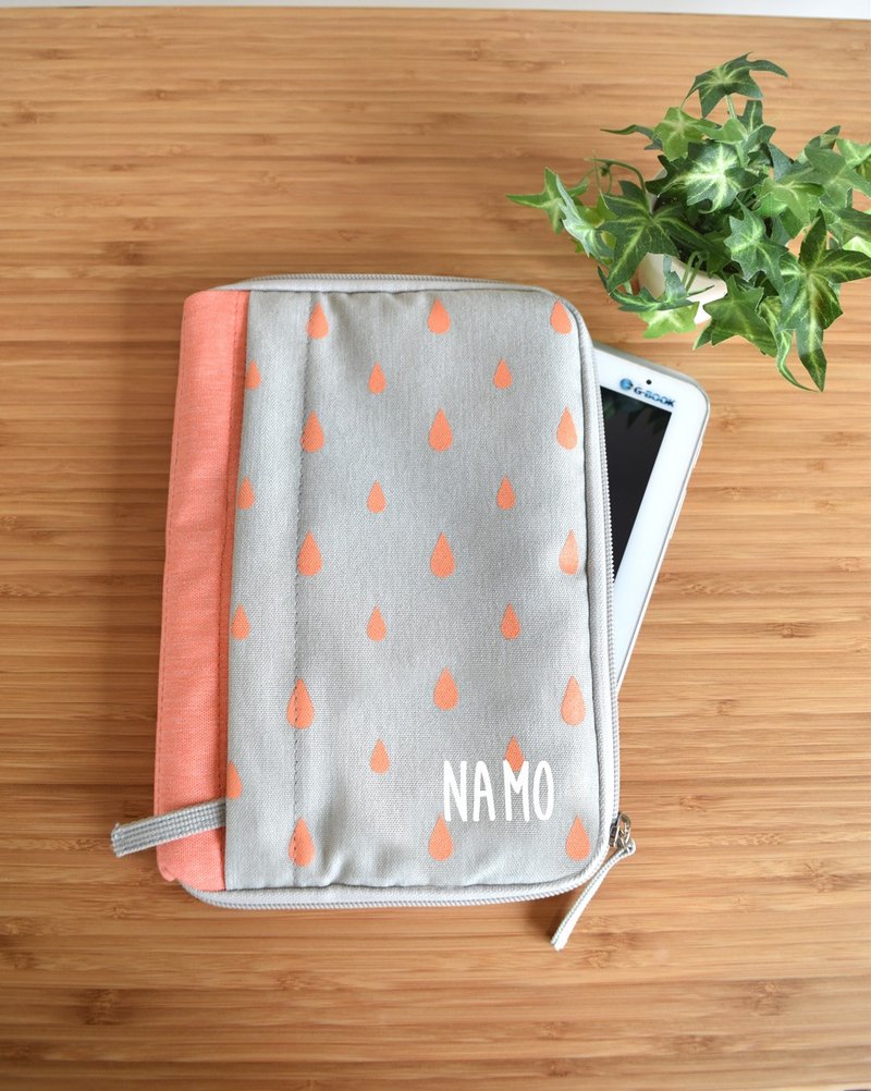 peach IPAD bag. IPAD case/ customize with name - เคสแท็บเล็ต - เส้นใยสังเคราะห์ สีเขียว