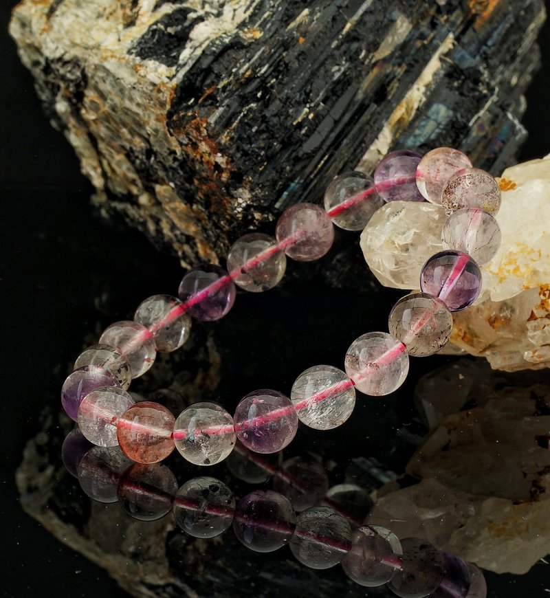 超級七 9.7mm 手鍊 ( Super 7 9.7mm Bracelet ) - 手鍊/手環 - 水晶 