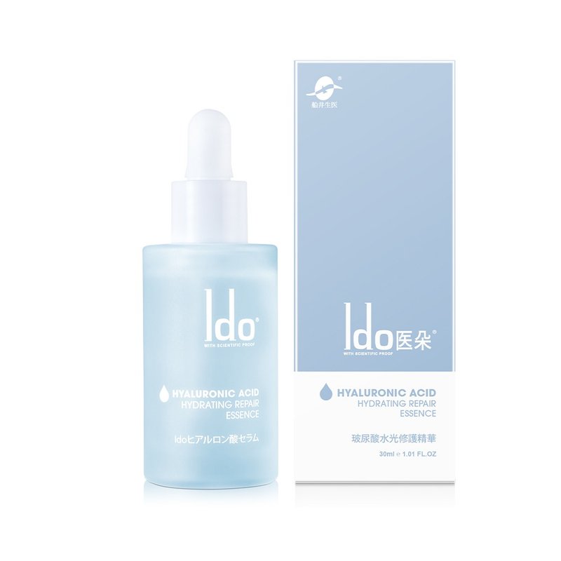 Funai Ido Medical Light Glass - Hyaluronic Acid Hydrating Repair Essence 30ml - โทนเนอร์/สเปรย์ฉีดหน้า - วัสดุอื่นๆ สีน้ำเงิน