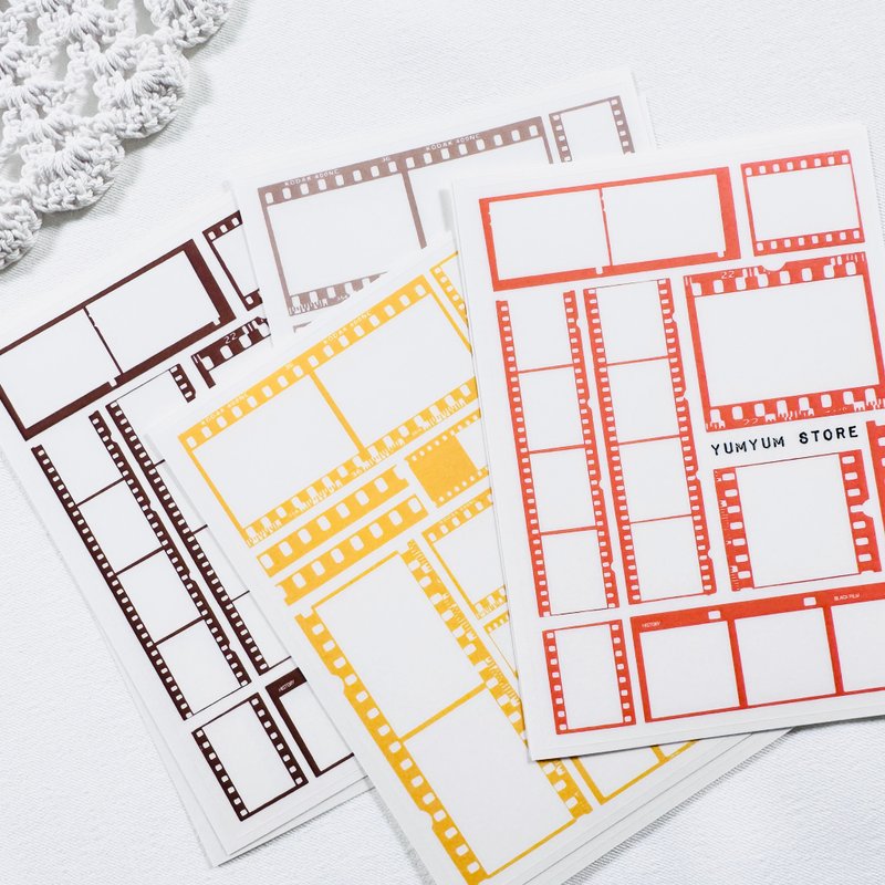 Vintage film (C) Pet Stickers - 貼紙 - 其他材質 