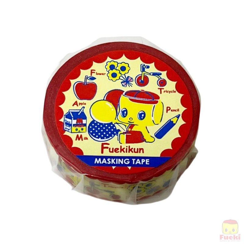 漿糊仔精品圖案紅色膠紙 - 紙膠帶/和紙/PET - 其他材質 多色