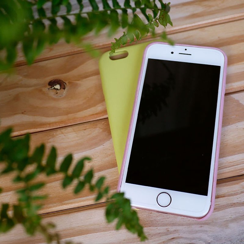 AOORTI :: iPhone 6s plus - 5.5吋 手工牛皮手機殼 - 芥末黃 - 手機殼/手機套 - 真皮 黃色