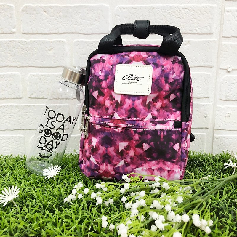 [Original price 880 listing limited discount 200] Le Tour series - dual-use mini backpack - blooming crystal - Backpacks - Waterproof Material Purple